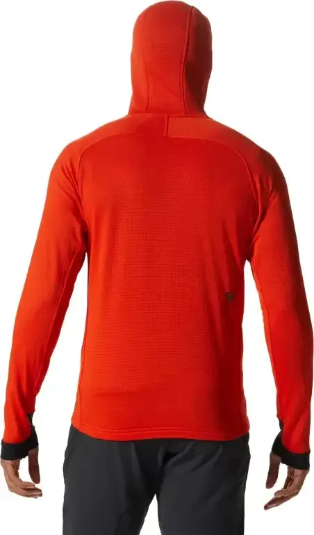 Mountain Hardwear Men's Polartec Power Grid Full Zip Hoody State Orange | Buy Mountain Hardwear Men's Polartec Power G