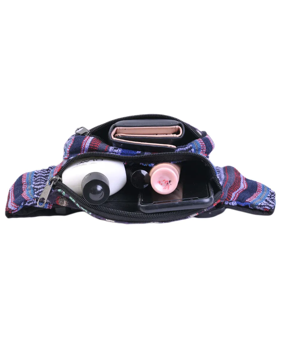 Mushroom Print Cotton Fanny Pack