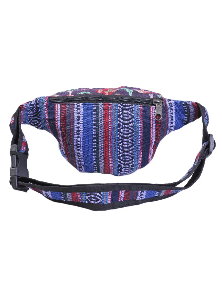 Mushroom Print Cotton Fanny Pack