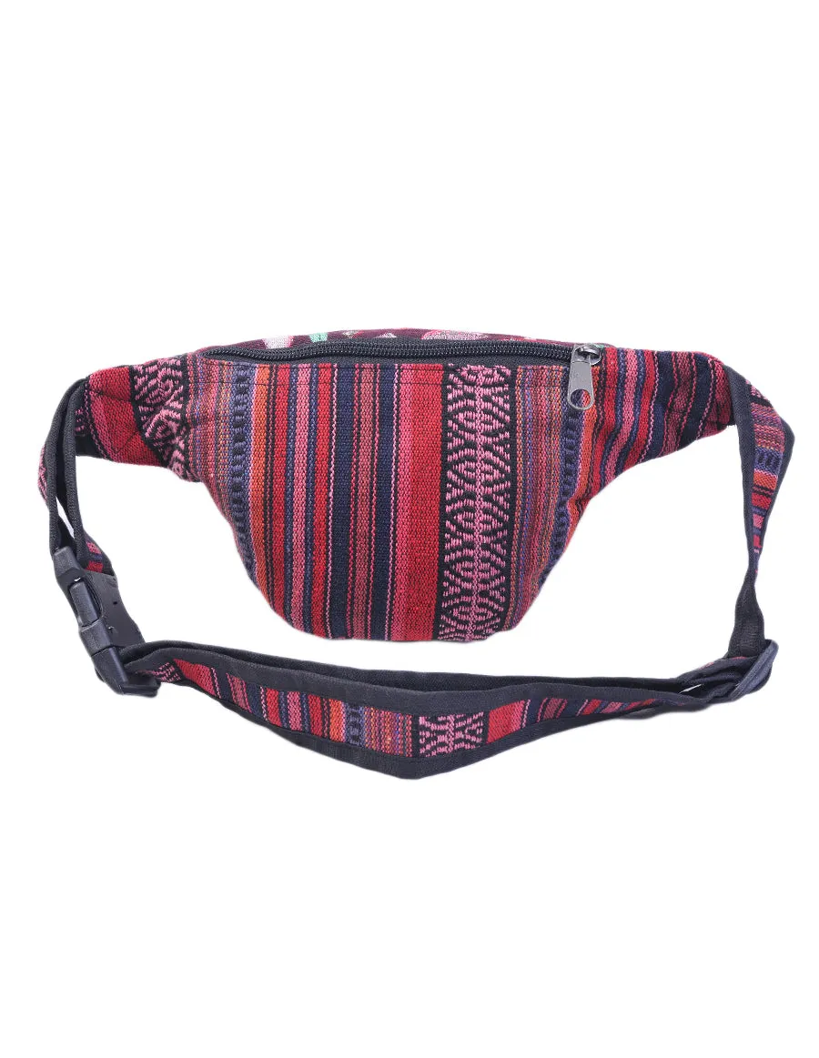 Mushroom Print Cotton Fanny Pack