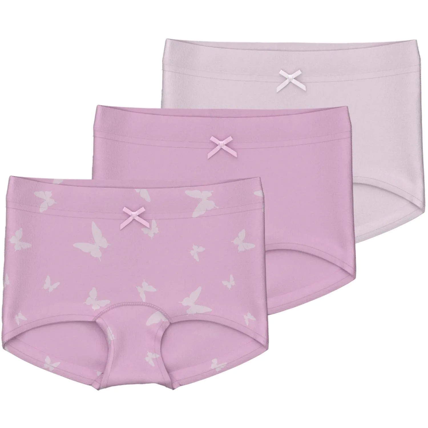 Name It Pink Lavender Tights 3-pack Pink Butterfly Noos