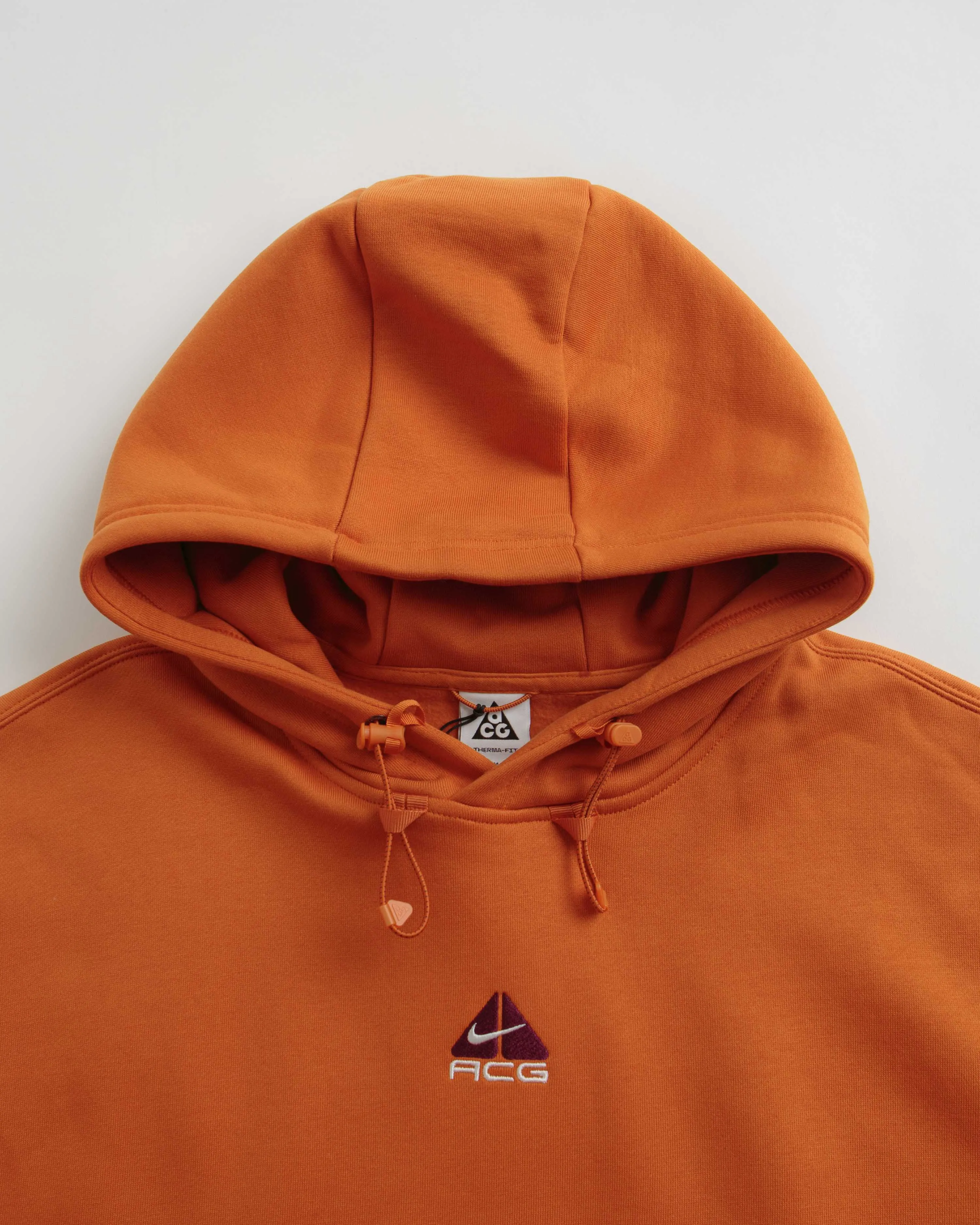 Nike ACG Therma-FIT Fleece Hoodie - Campfire Orange / Summit White