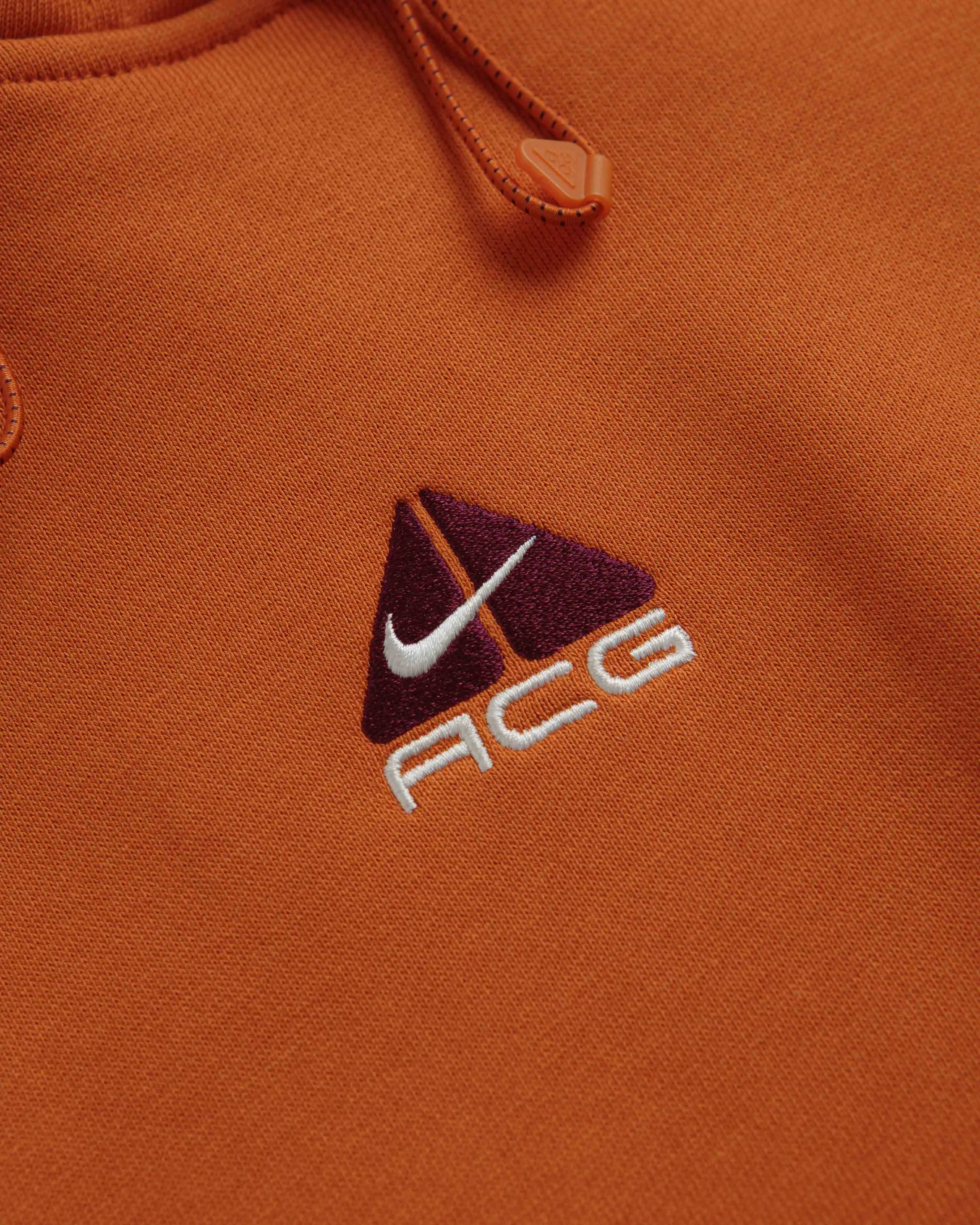 Nike ACG Therma-FIT Fleece Hoodie - Campfire Orange / Summit White