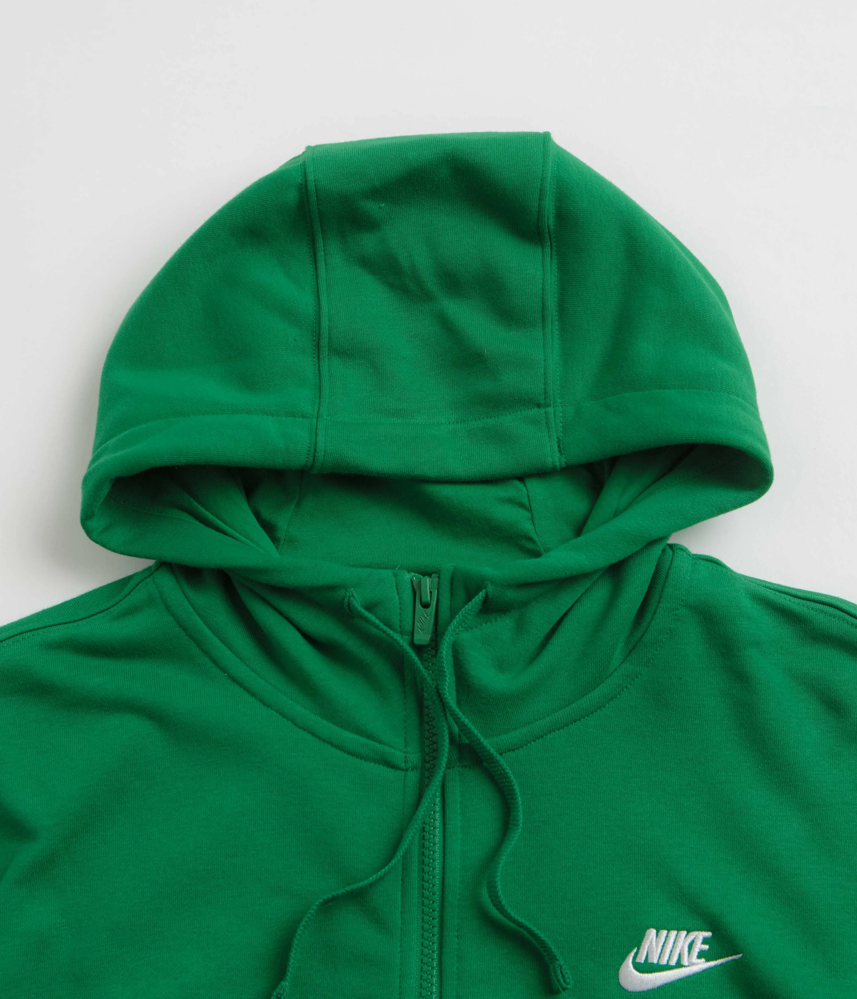 Nike Club Full-Zip Hoodie - Malachite / Malachite / White