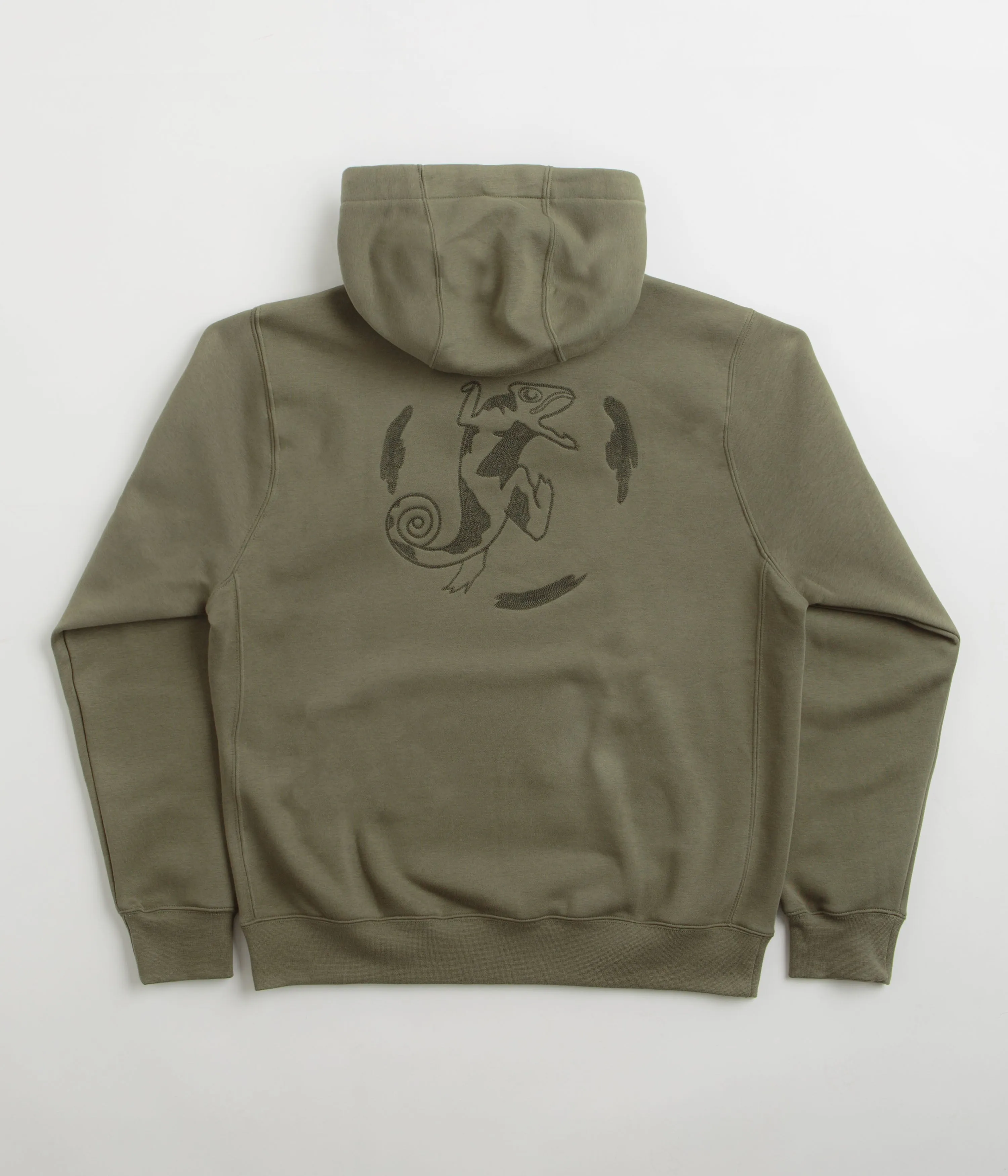 Nike SB Agnostic Hoodie - Medium Olive / White