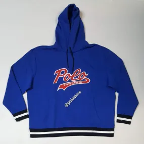 Nwt Polo Ralph Lauren Big & Tall Royal Blue Script Hoodie