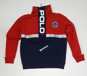 Nwt Polo Ralph Lauren Red/Navy 12M Yacht Hybrid Hoodie Jacket