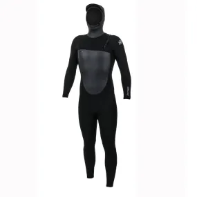 O'Neill Epic 6/5/4mm Chest Zip Full Wetsuit With Hood - Black/Bl