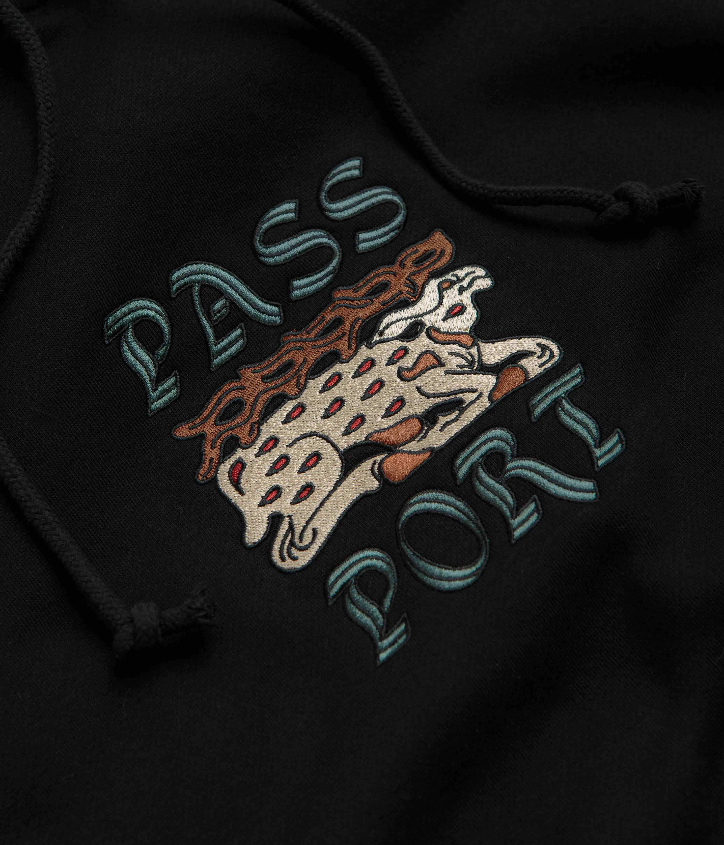 Pass Port Antler Hoodie - Black