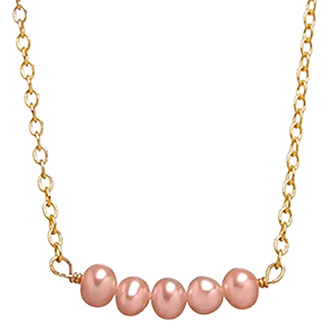 Pink Pearl Necklace