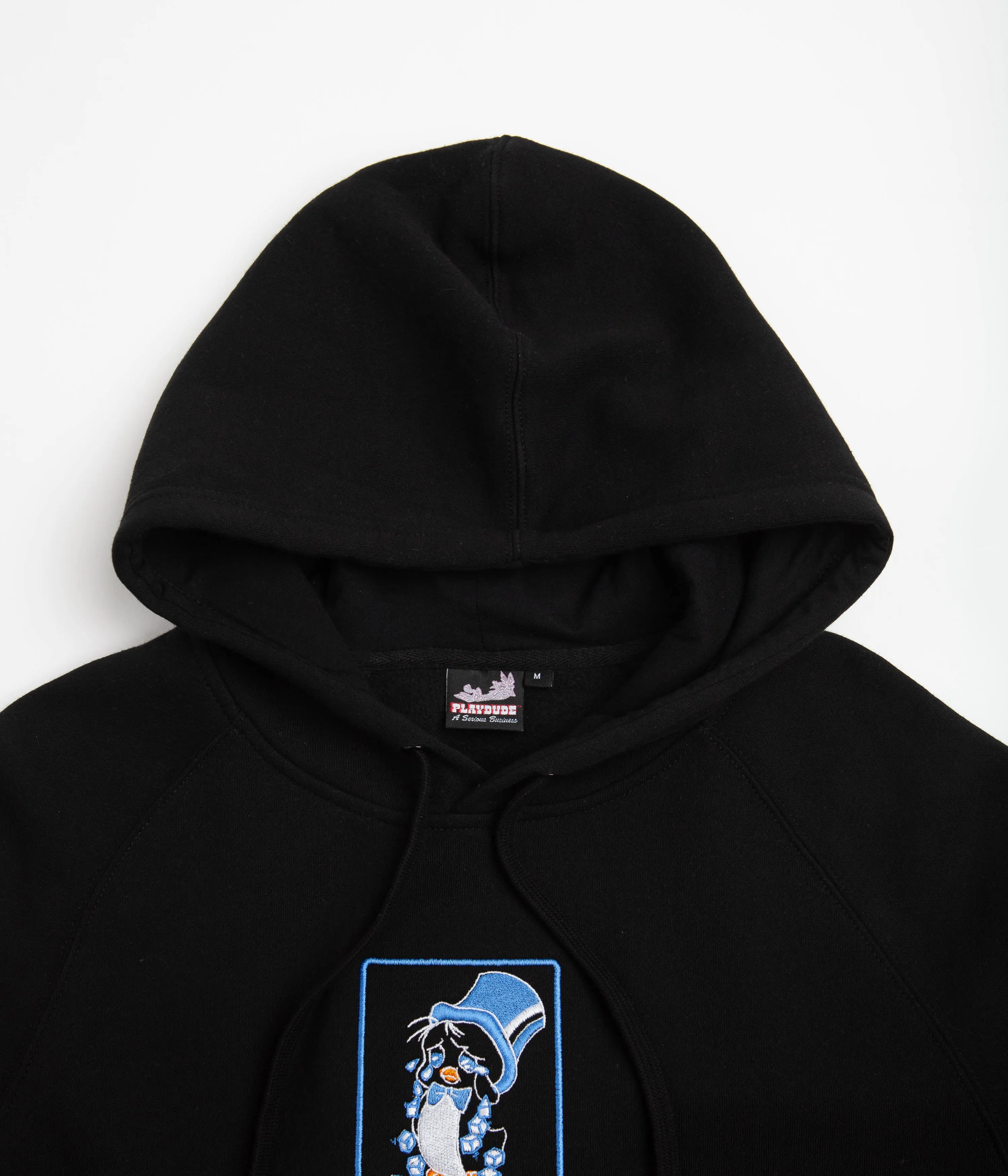 Playdude Ice Cold Embroidered Hoodie - Black