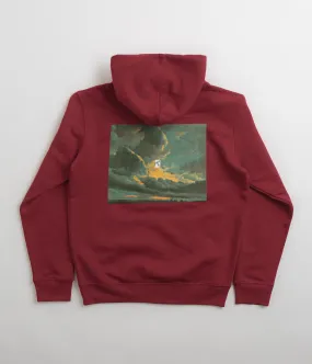 Poetic Collective Cloud Hoodie - Burgundy