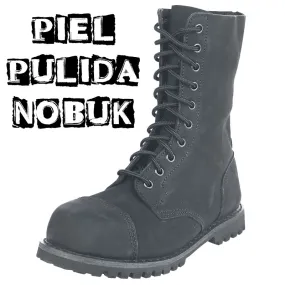 Polished leather boots Nobuk