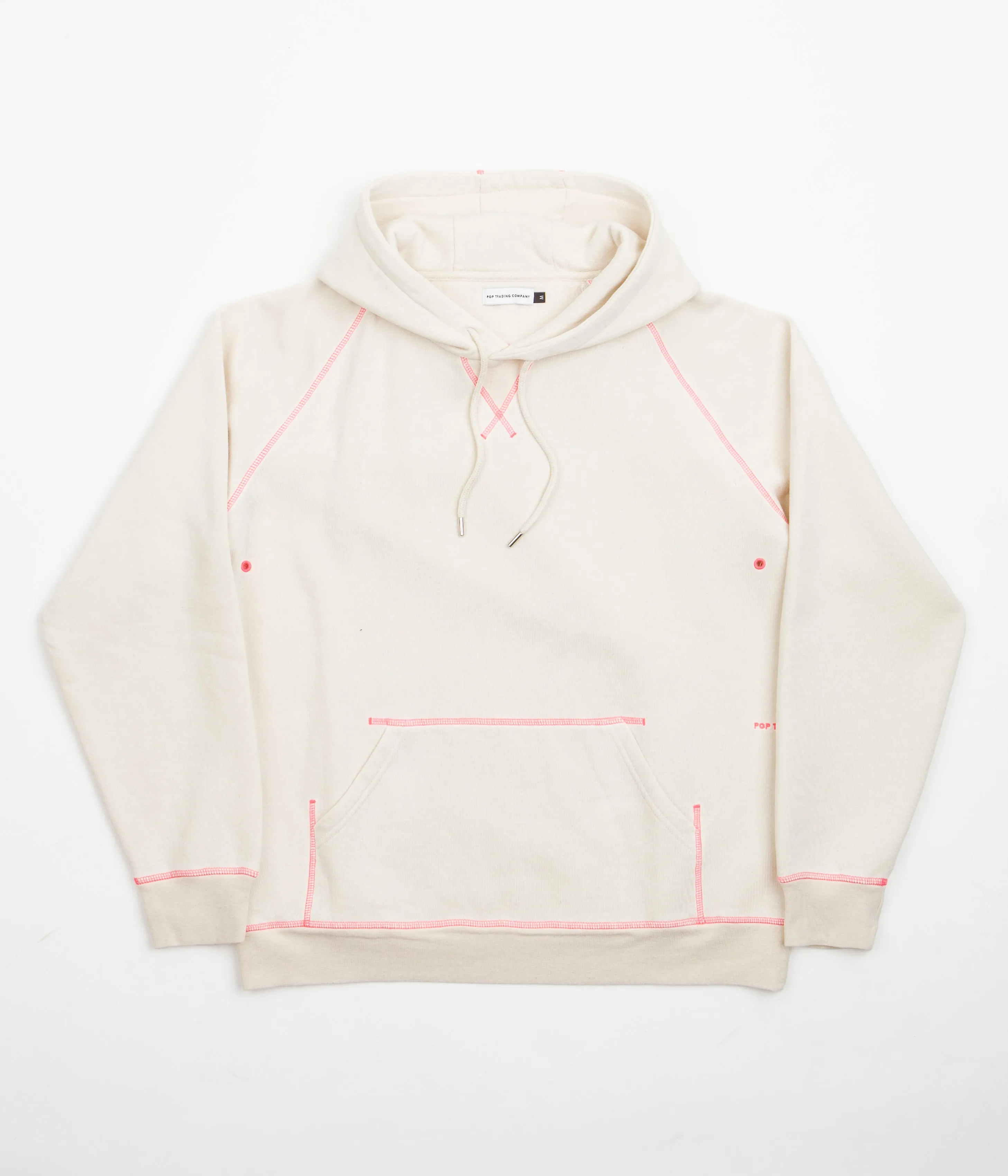 Pop Trading Company x Lex Pott Hoodie - Natural White