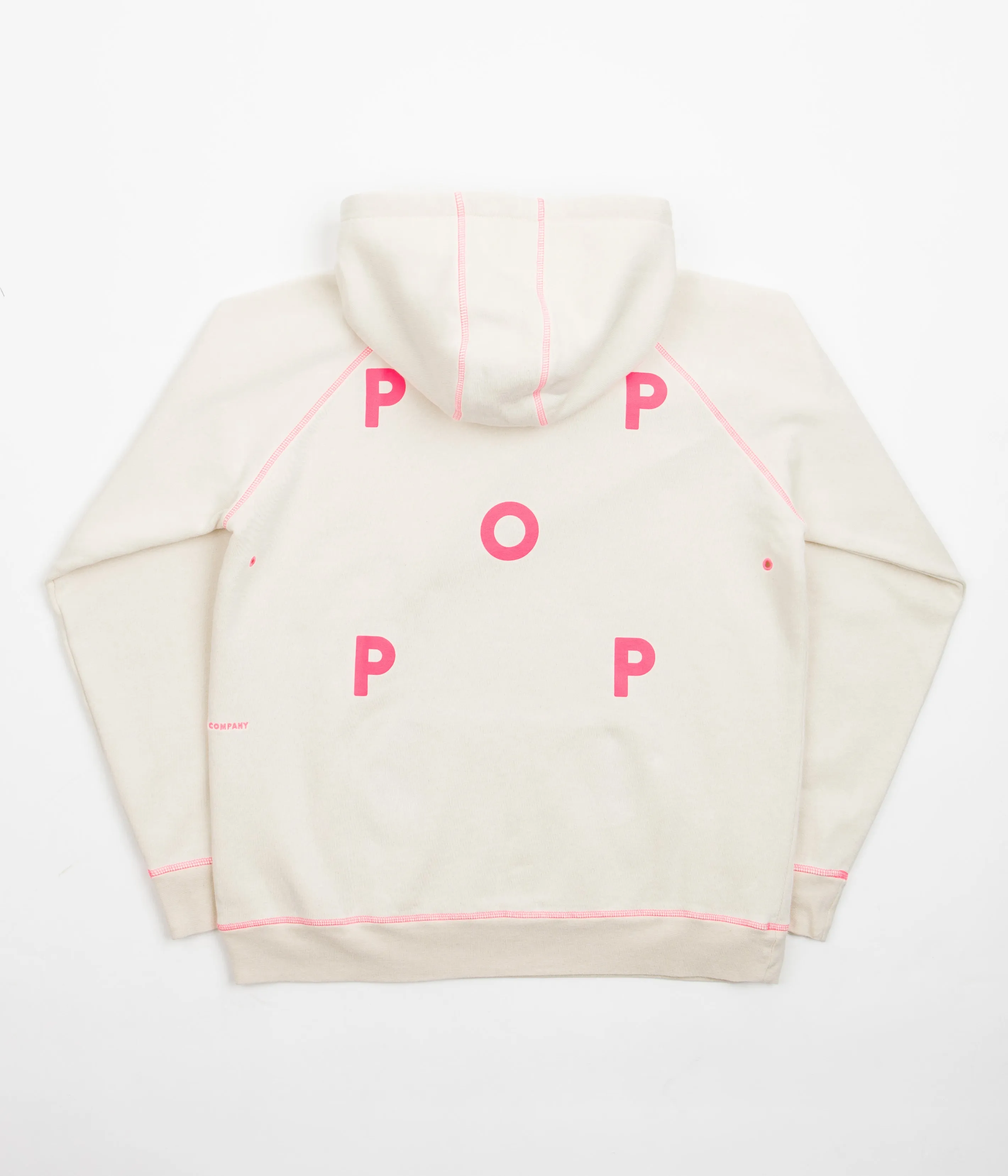 Pop Trading Company x Lex Pott Hoodie - Natural White