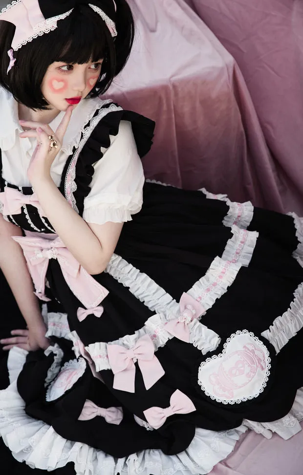 pre order macaroon soy milk lolita JSK dress