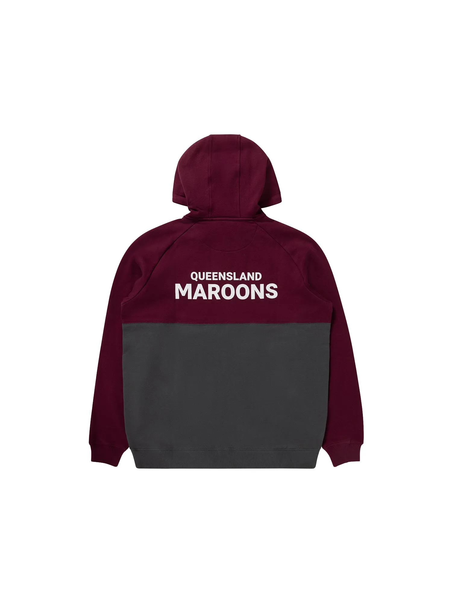 Queensland Maroons Zip Fleece Hoodie Adult