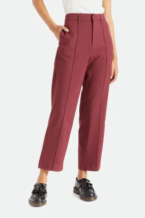 Retro Trouser Pant - Mahogany