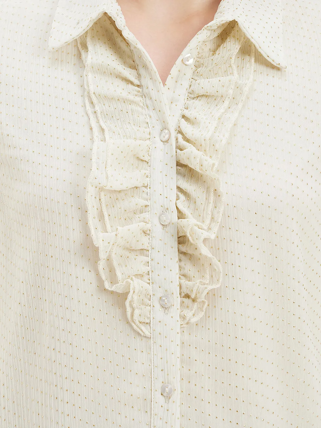 Ruffle Detail Shirt