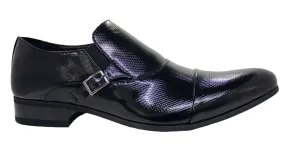 SCARPE UOMO DIAMOND CLASS SHOES NERO VERNICE ELEGANTI CERIMONIA