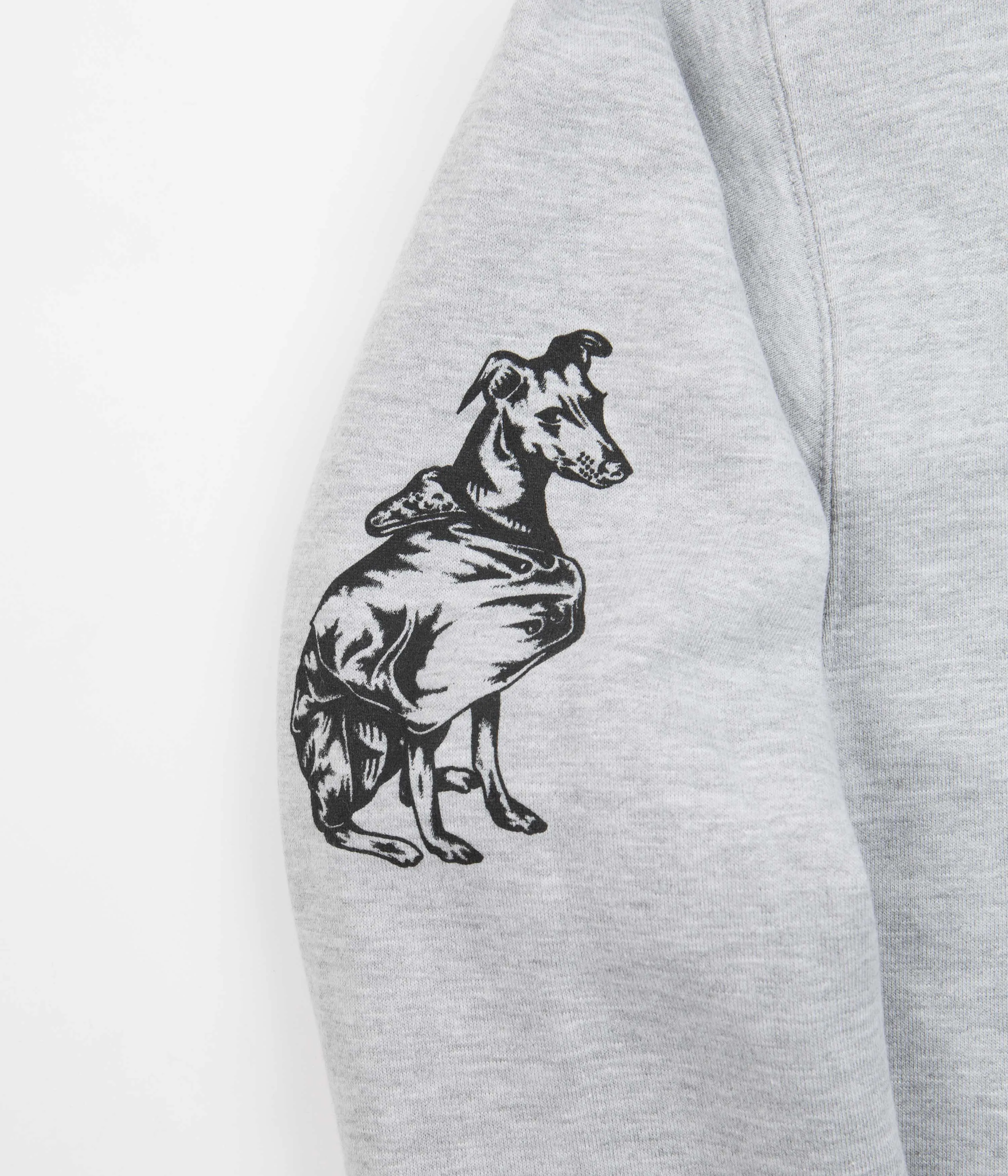 Skateboard Cafe Pooch Hoodie - Heather Grey