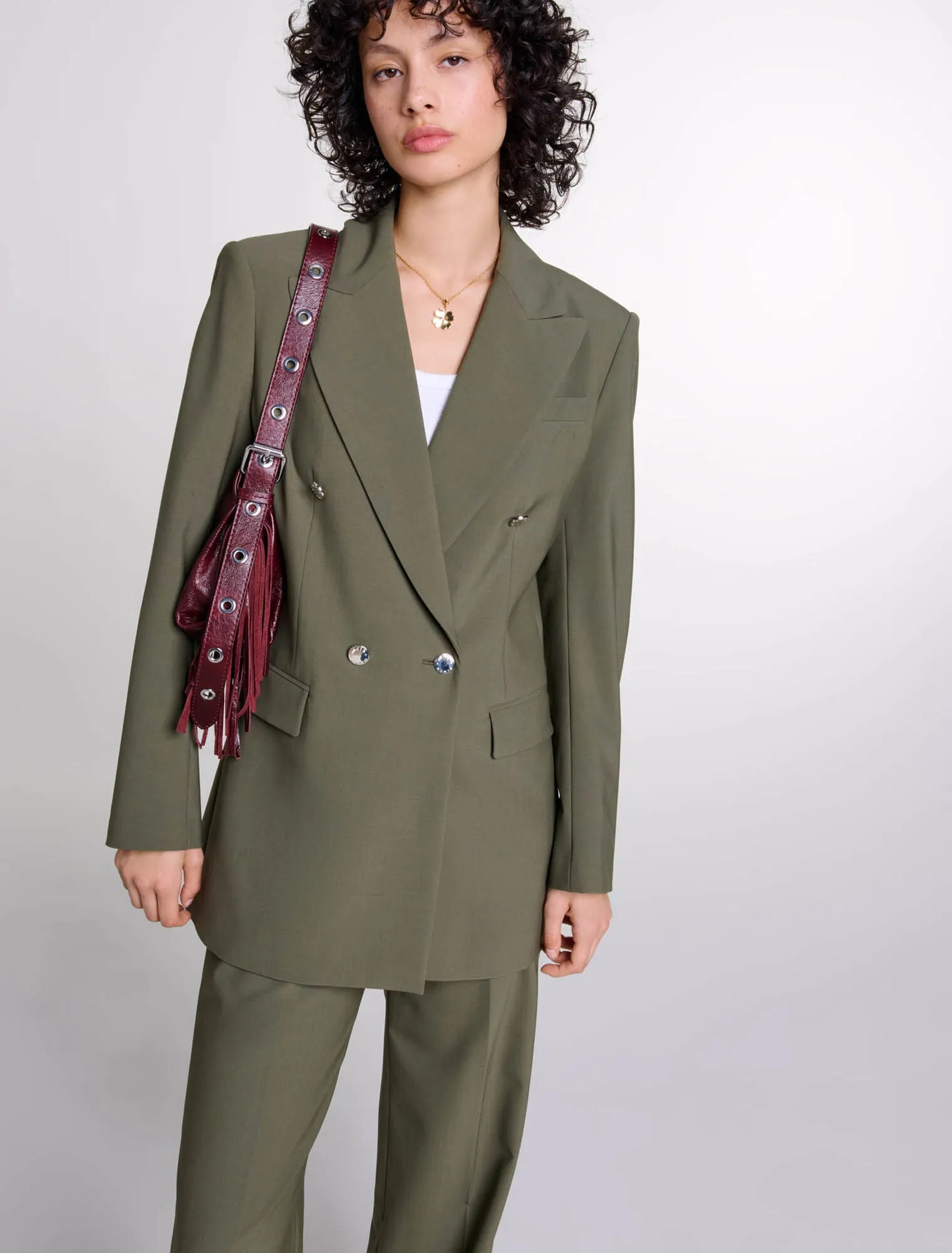 Slim-fit suit jacket