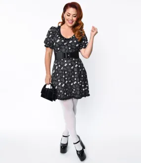 Sourpuss Black Rotten Hearts Betsy Dress