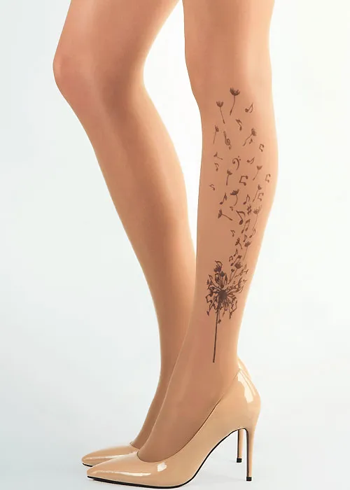 Stop And Stare Musical Dandelion Tights ()