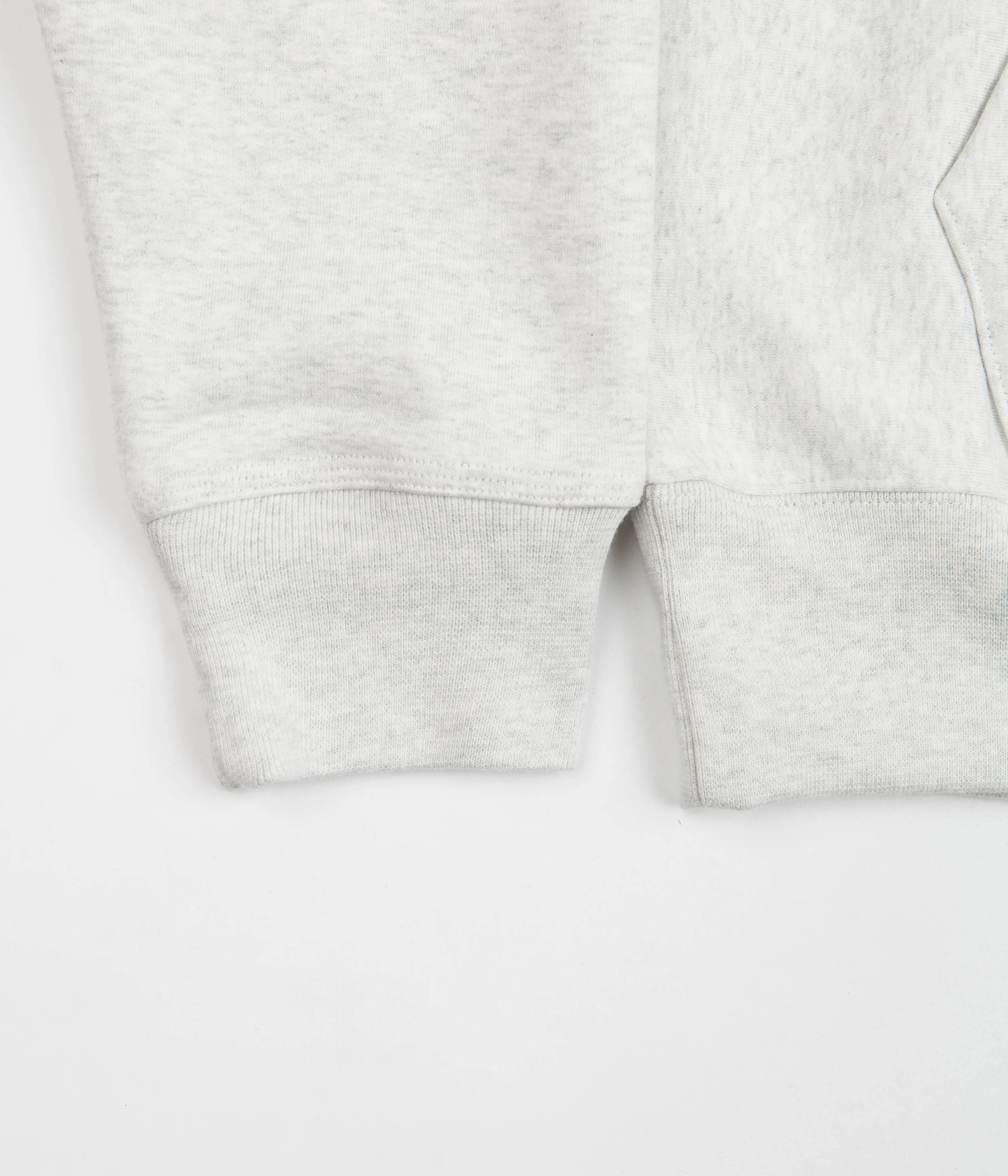 Stussy Back Hood Applique Hoodie - Ash Heather