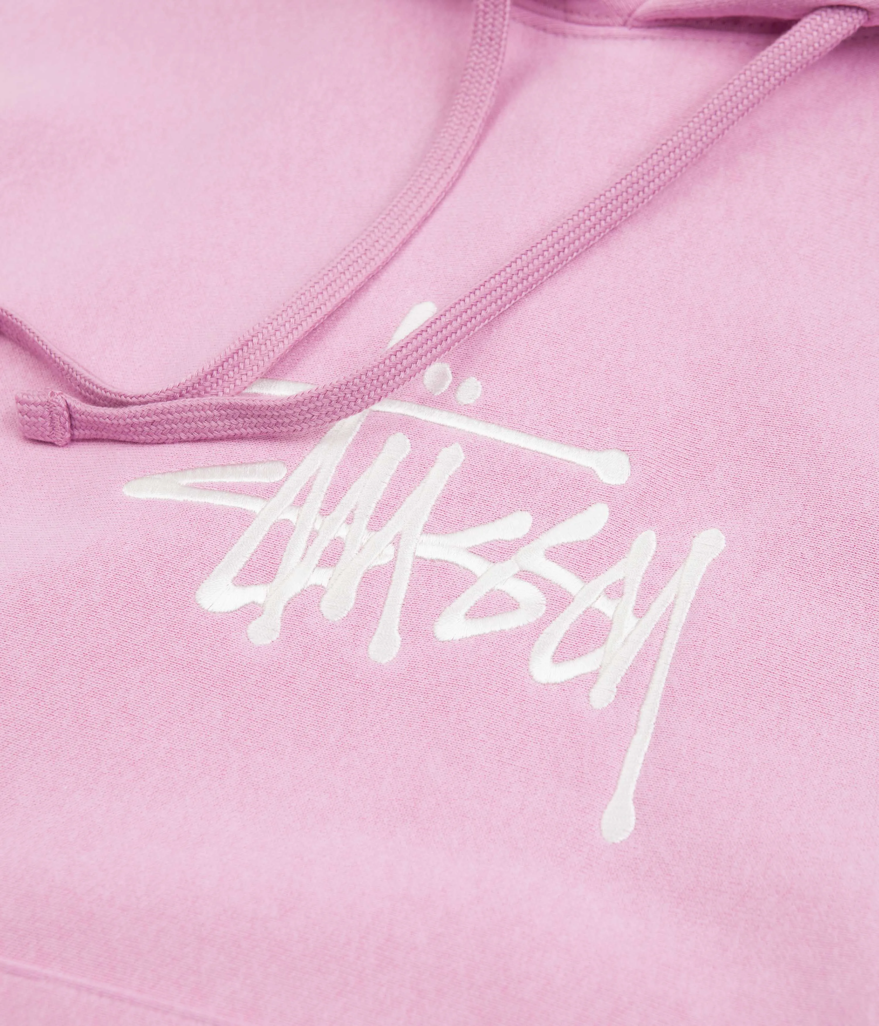 Stussy Basic Applique Hoodie - Pink