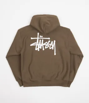 Stussy Basic Stussy Hoodie - Coffee