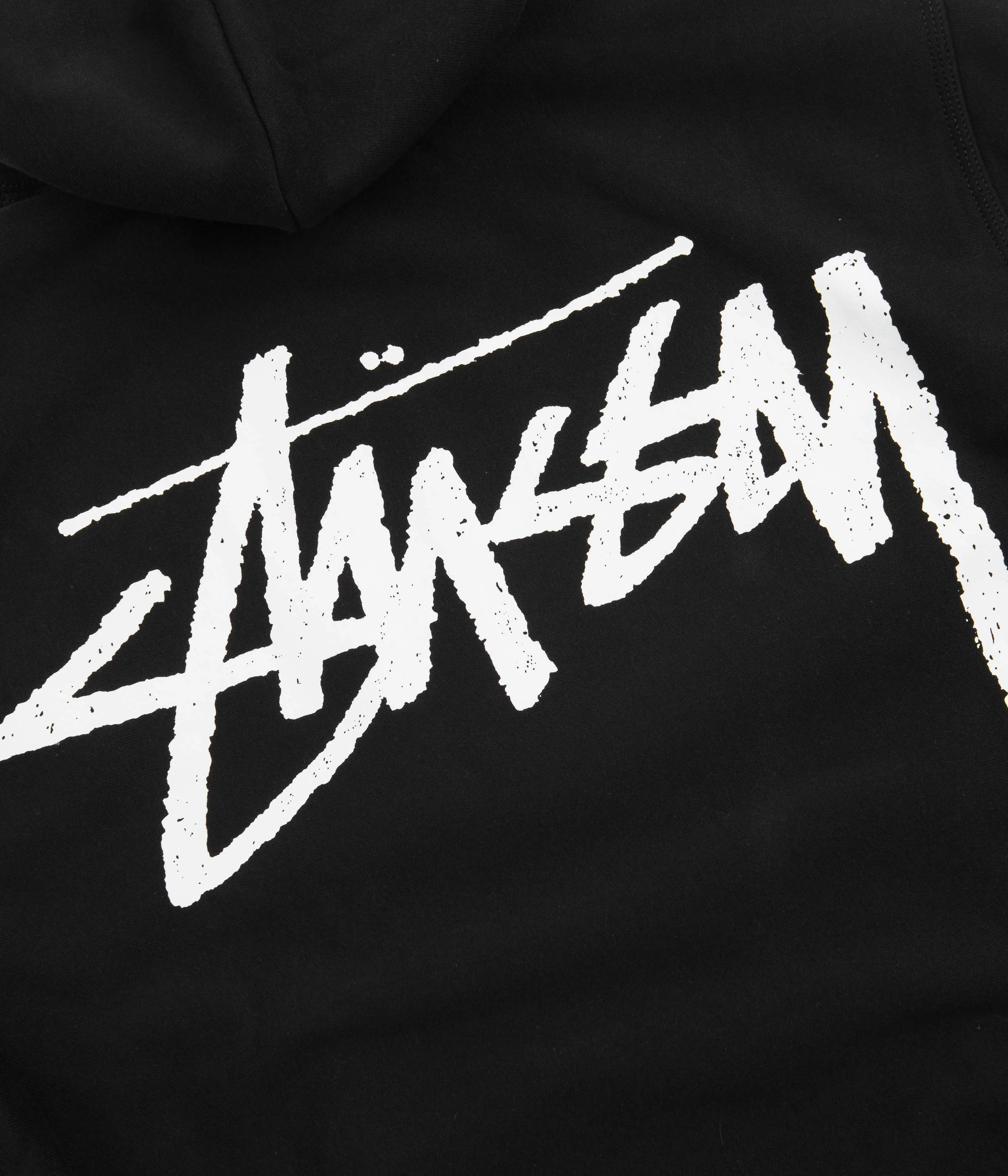 Stussy Big Stock Hoodie - Black