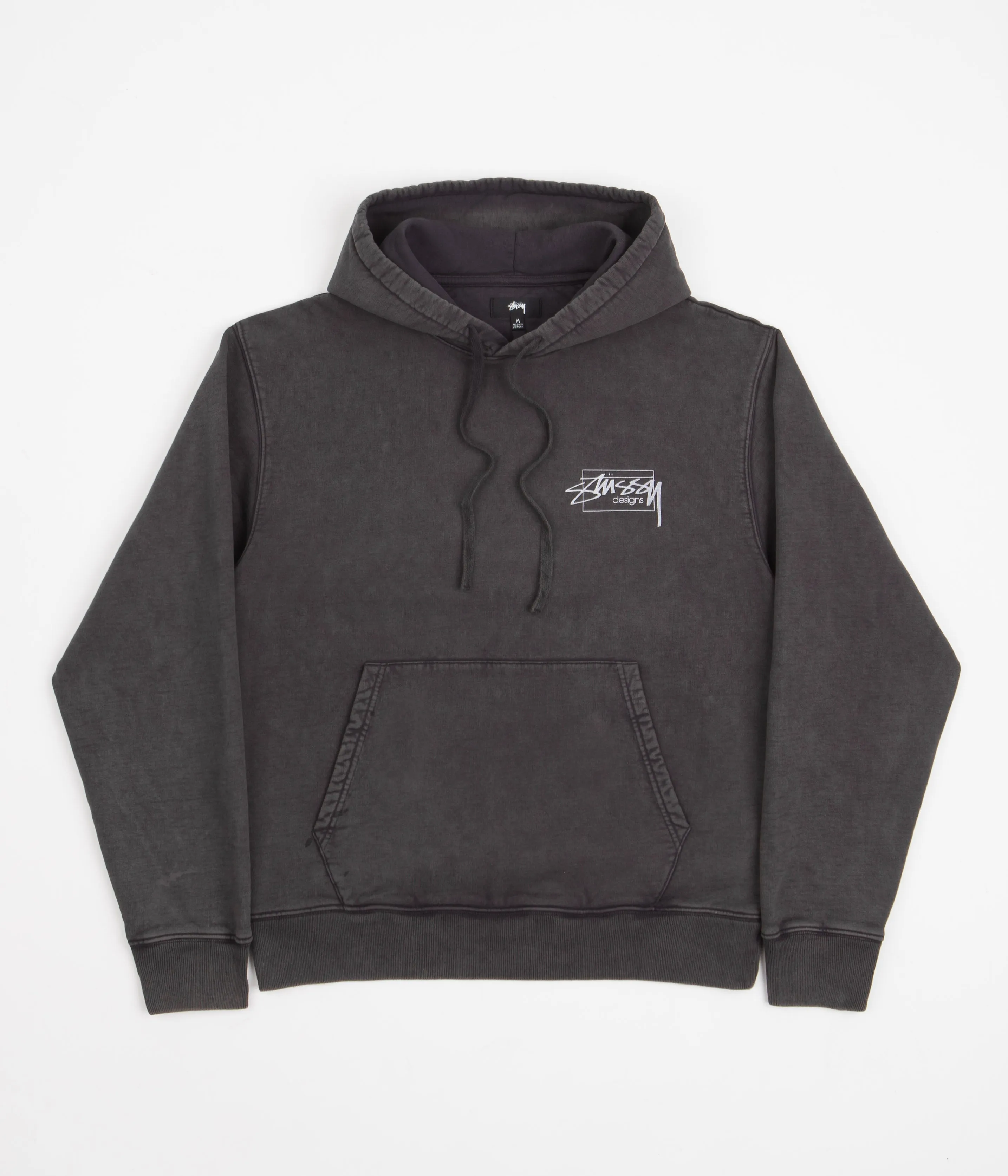 Stussy Dyed Stussy Designs Hoodie - Black