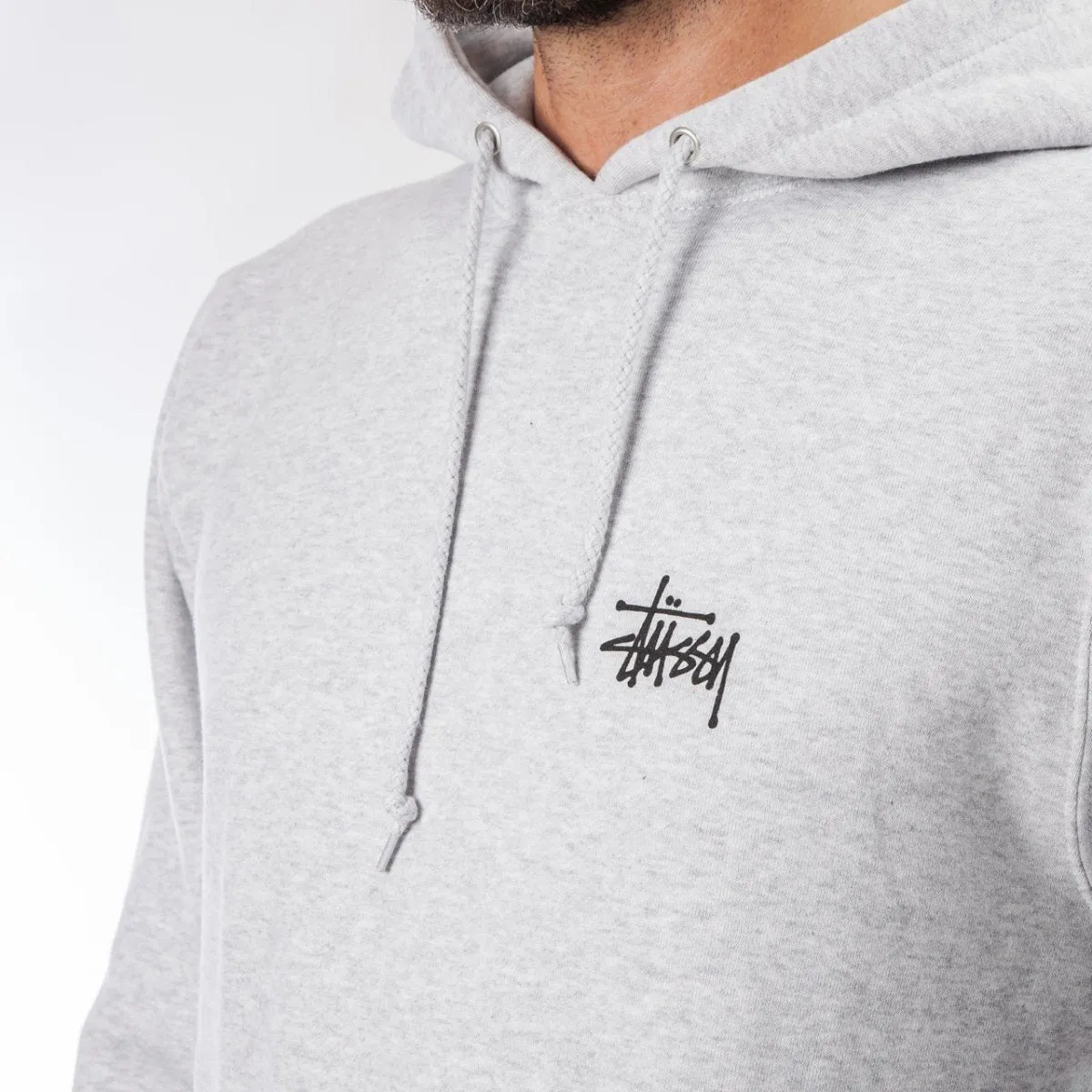 Stüssy Basic Stüssy Hood (Grey)