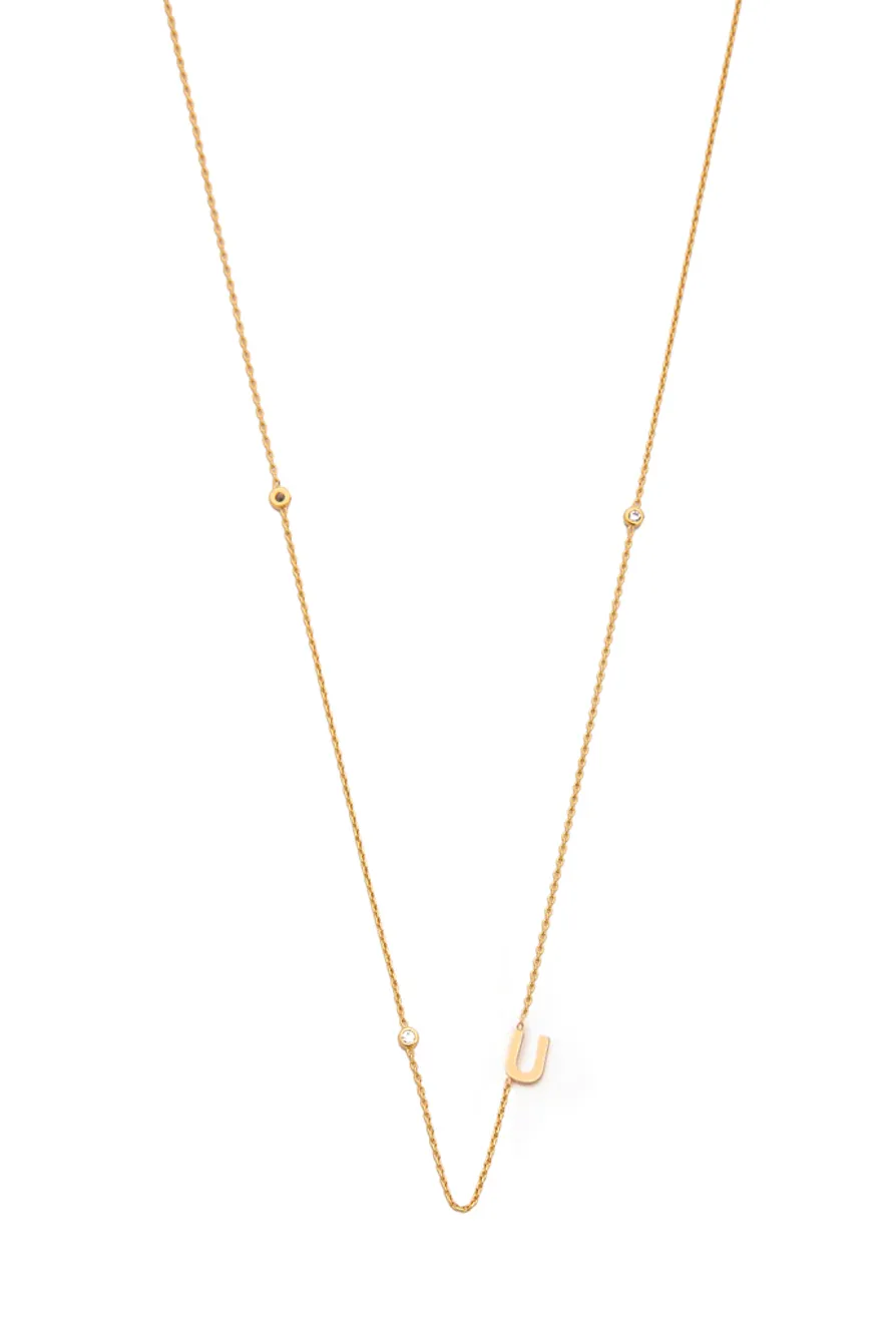 TAI INITIAL NECKLACE - U