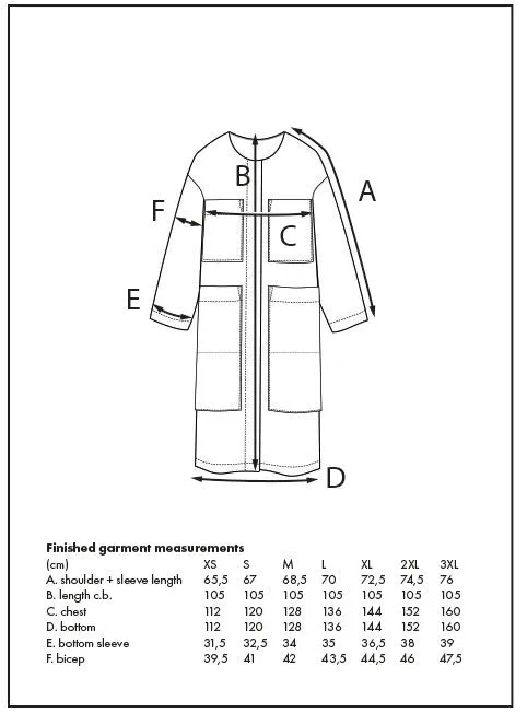 THE ASSEMBLY LINE  Lab Coat Sewing Pattern (XL - 3XL)