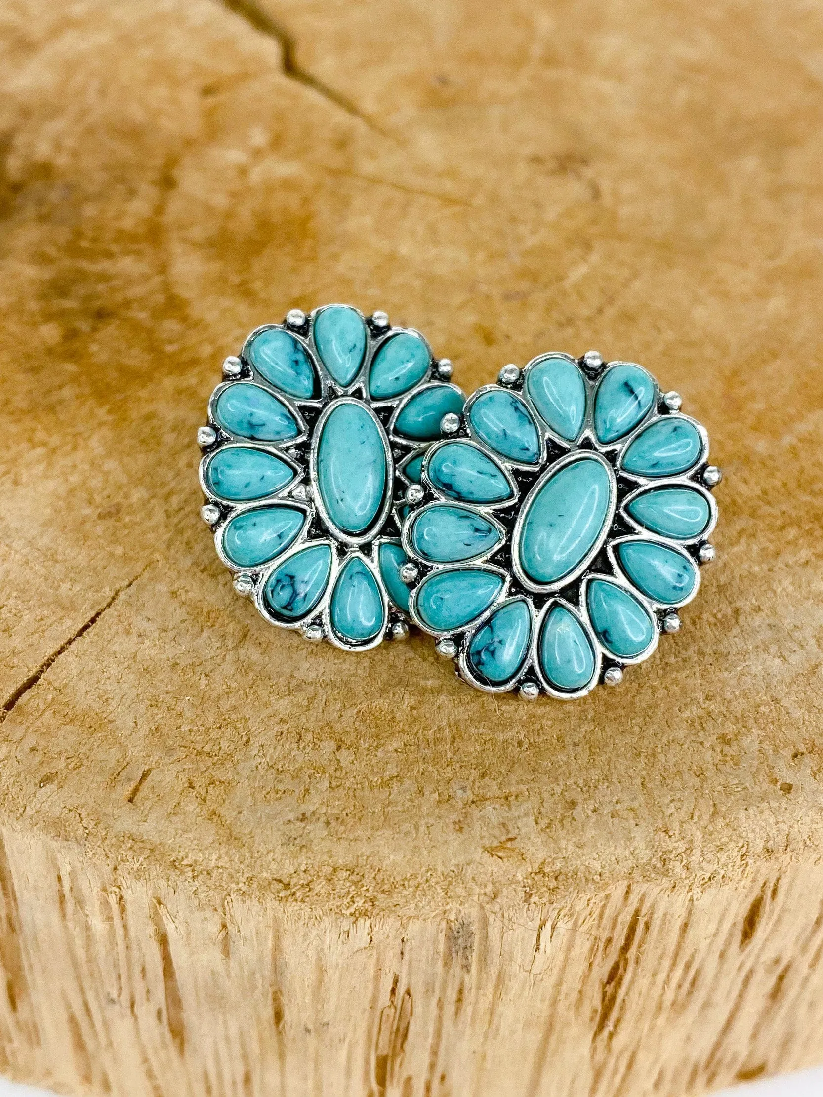 Tillie Turquoise Stud Earrings