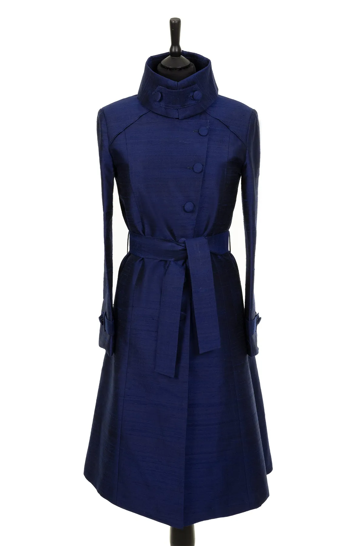 Trench Coat in Midnight Blue