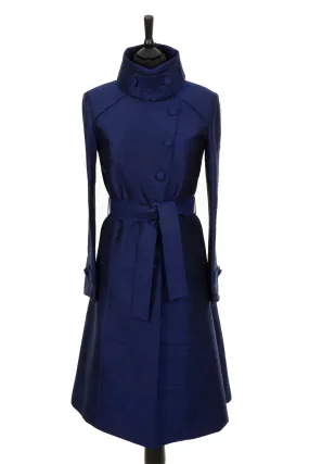 Trench Coat in Midnight Blue