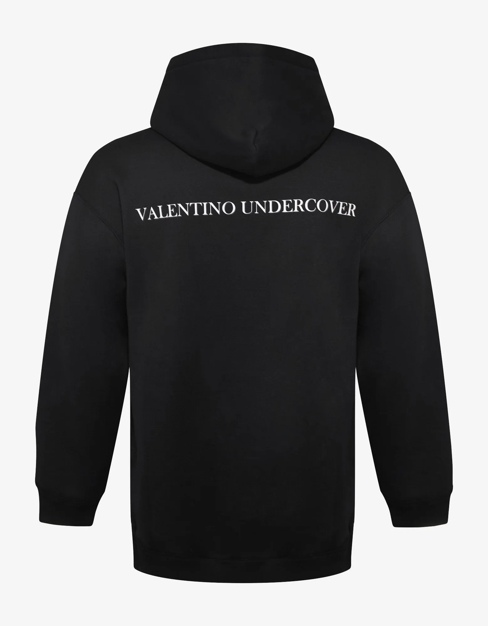 Undercover Black V Face UFO Print Hoodie