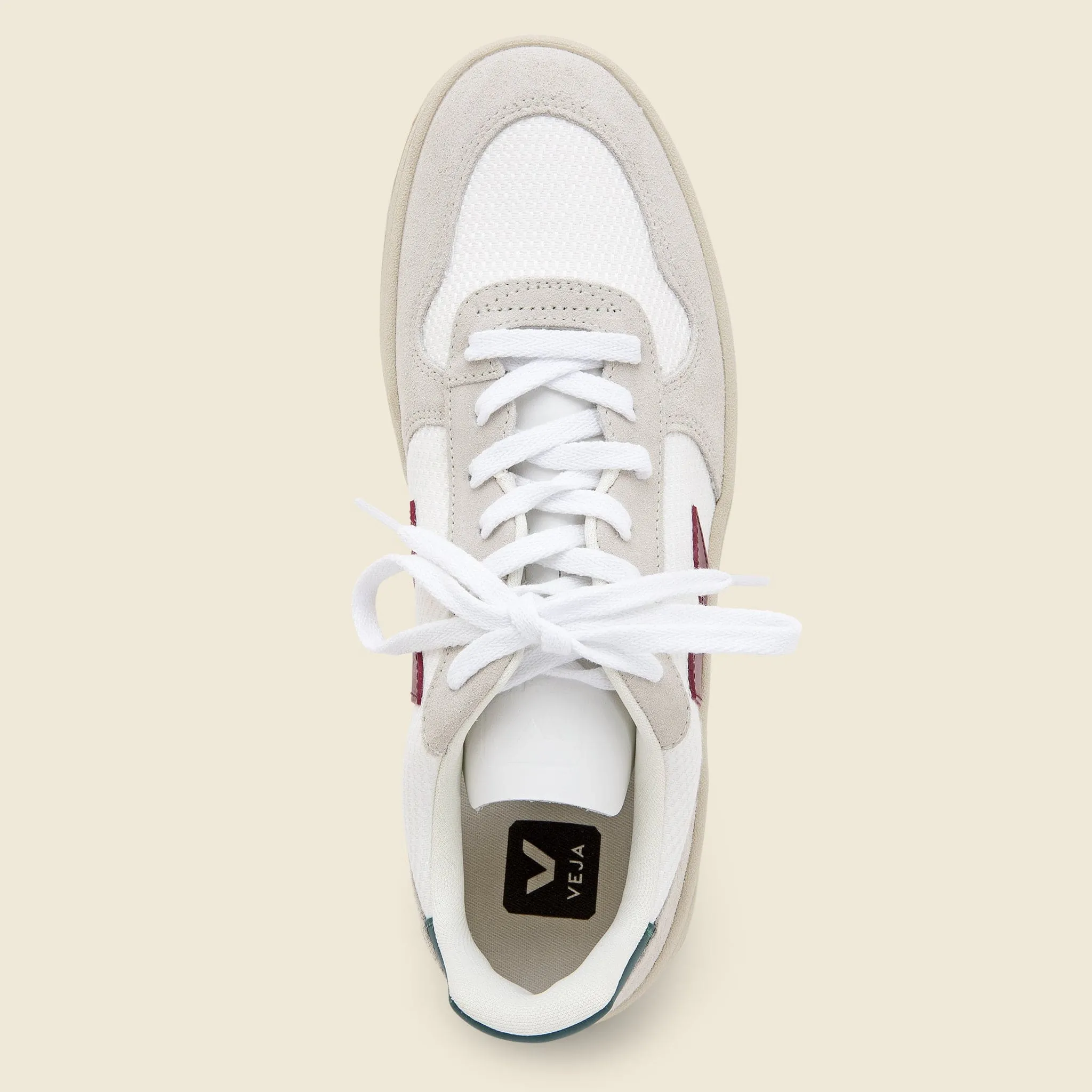 V-10 B-Mesh Sneaker - White/Marsala/Brittany