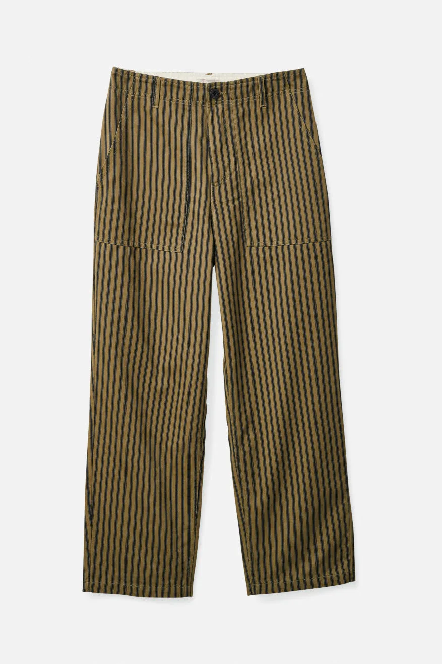 Vancouver Pant - Military Olive Stripe