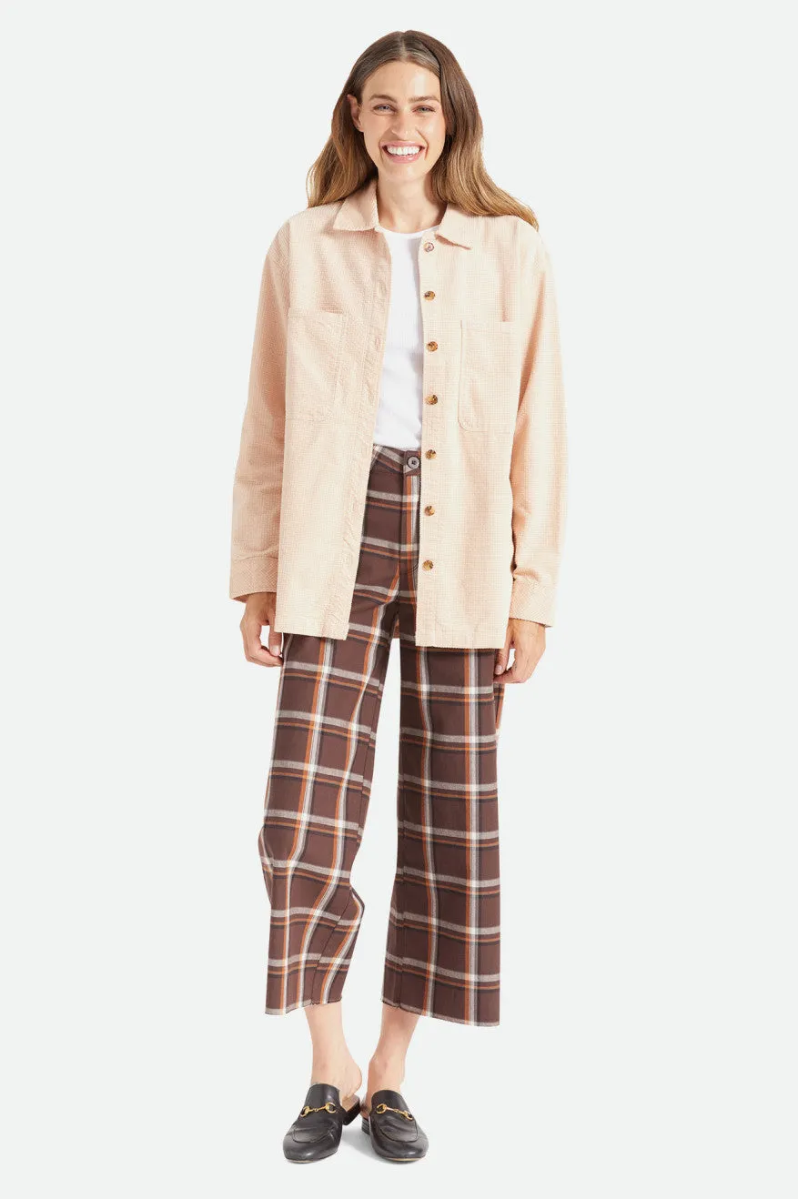 Victory Wide Leg Pant - Seal Brown