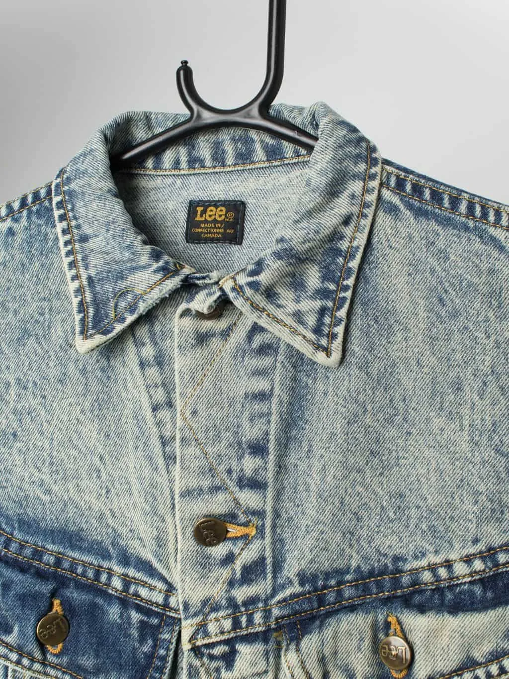 Vintage Lee acid wash denim jacket – Small / Medium