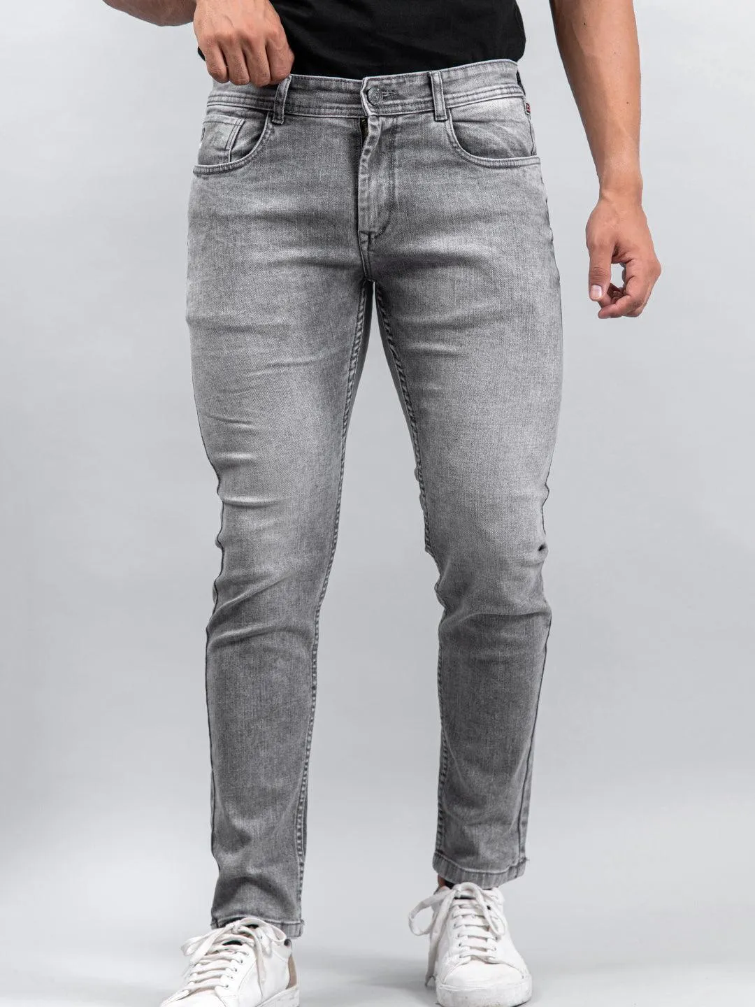 Washed Denim Men's Jeans