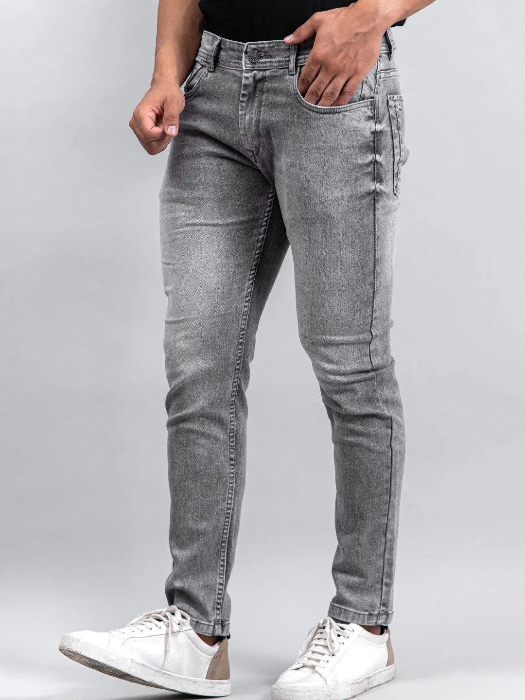 Washed Denim Men's Jeans