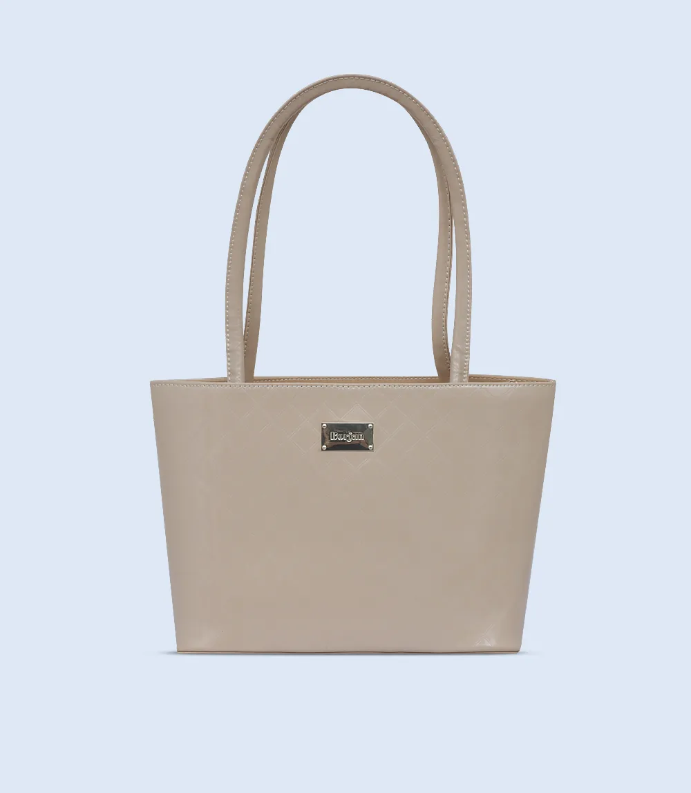 WB2283-BEIGE-Women Shoulder Bag