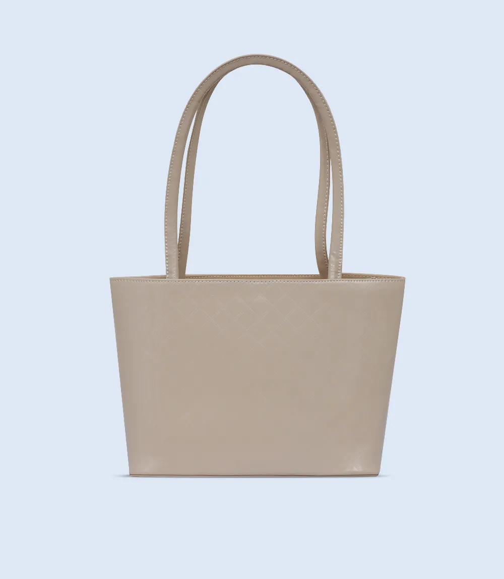 WB2283-BEIGE-Women Shoulder Bag