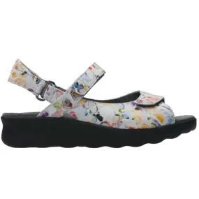 Wolky Pichu Sandal Multi White Circles 0189012980 (Women's)