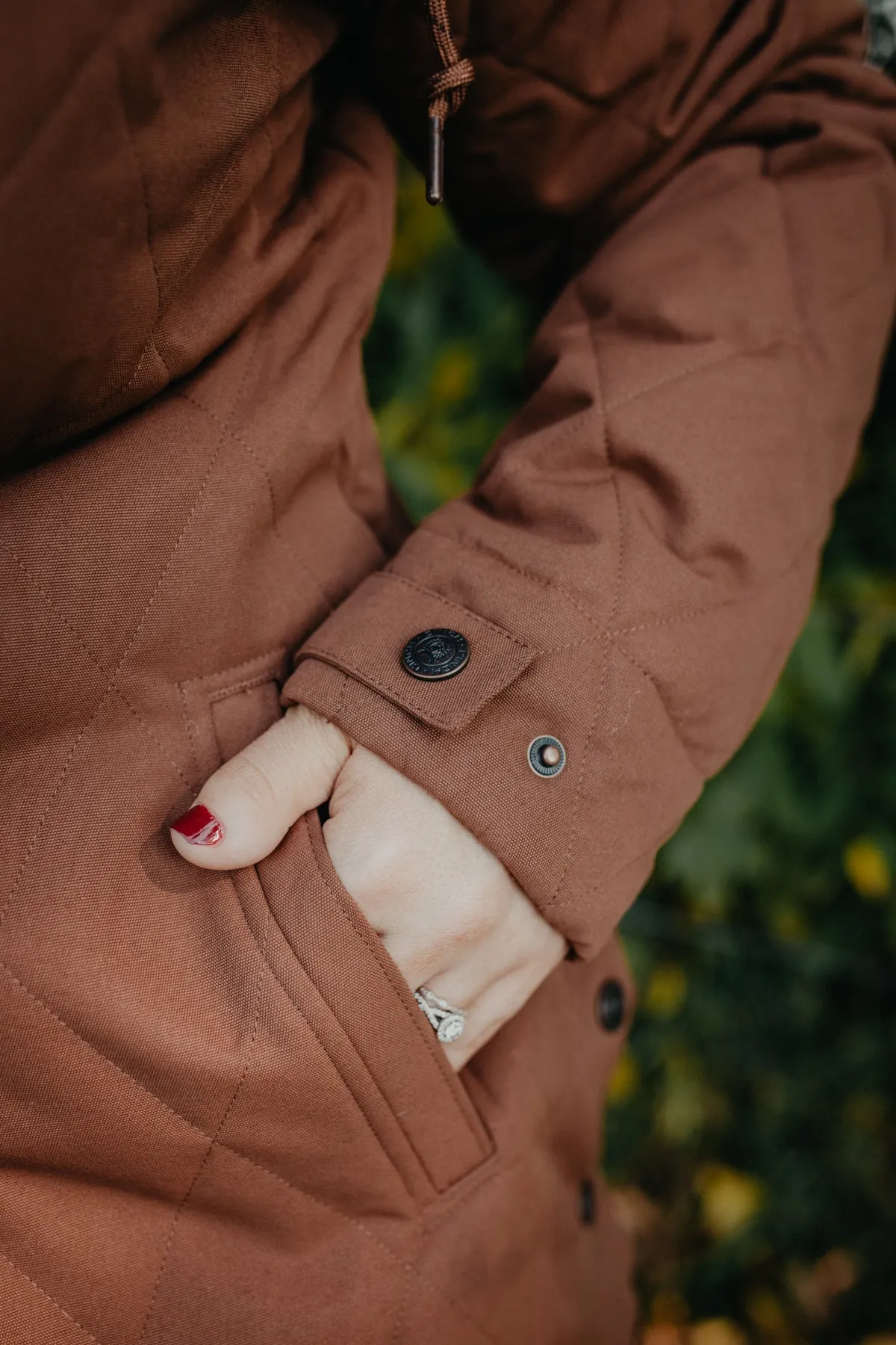 Women's CINCH Brown Quilted Barn Coat (XS-XXL)